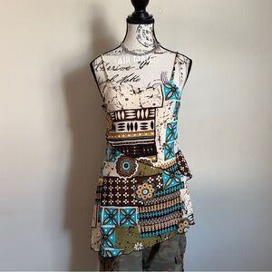 Vin Rouge floral y2k layered thin strap tank top